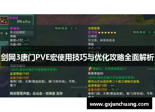 剑网3唐门PVE宏使用技巧与优化攻略全面解析